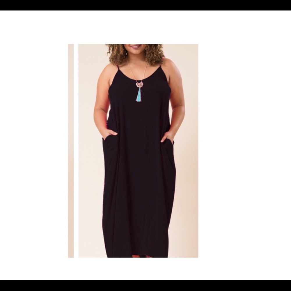 Maxi Dress ( Black)